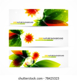 Flower banners