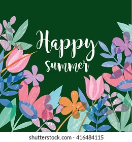 flower banners concept. Vector illustration design