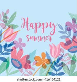 flower banners concept. Vector illustration design
