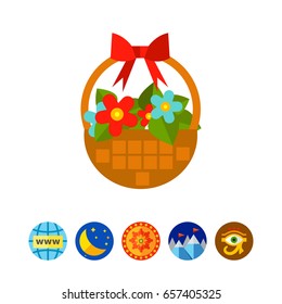 Flower Basket Icon