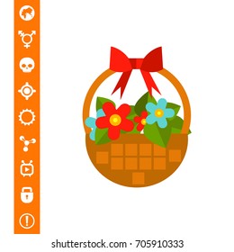 Flower Basket Icon