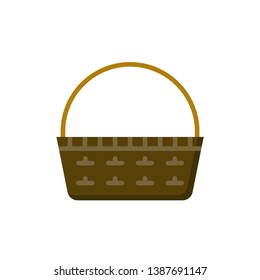 flower basket icon vector flat style design