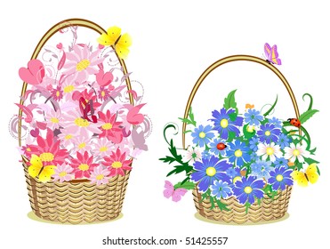 flower baskets