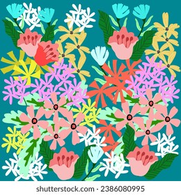 flower beauitful watercolor background pattern