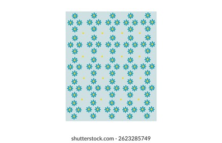 Flower beautiful fabric pattern design background for use.