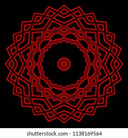 Flower beautiful mandala. Printable decorative elements. Vector illustration for design