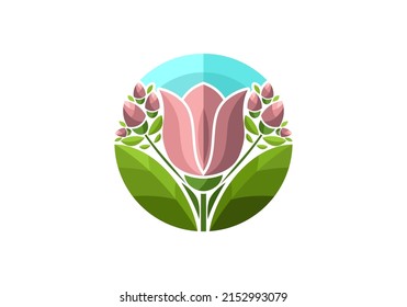 Flower Beautiful Vector Full Colour Design Art Graphic