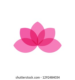 Flower beautifull abstract icon nature spa vector