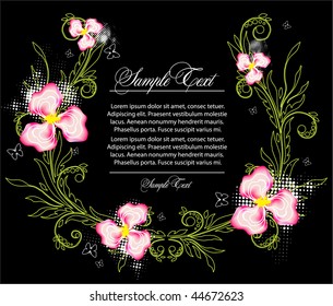 flower beauty frame