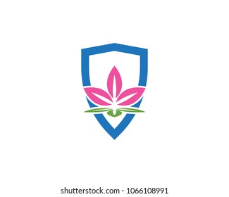 Flower beauty spa logo design concept