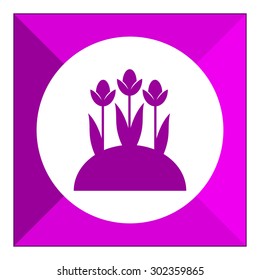 Flower bed icon