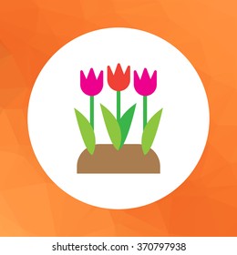 Flower bed icon