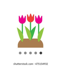 Flower bed icon
