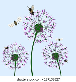 Flower and Bee