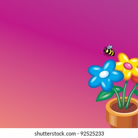 Flower and Bee