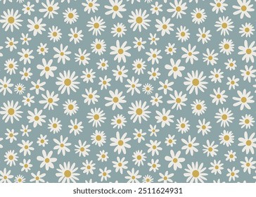 Diseño de patrón sin fisuras de color grande de la flor