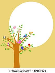 flower and bird