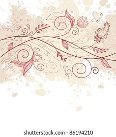 Flower blob back