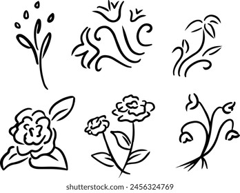 Flower bloom sketch in this spring.