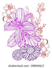 FLOWER BLOOM VECTORS