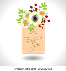 Flower blossom. Abstract flower background with place for your text.
