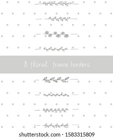 Flower blossom decor. Vector illustration may use for invitations, books, wallpaper, postcards, kids bedroom, education. Hand drawn doodle style