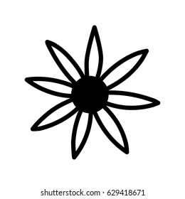 Flower blossom flat icon