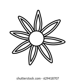 Flower blossom flat icon