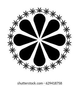 Flower blossom flat icon
