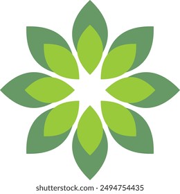 Flower Blossom Nature or sunflower vector icon Symbol	
