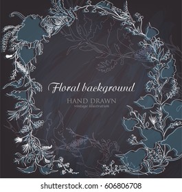 Flower Blossom Pattern. Summer Holiday Vector