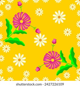 Flower And Blossom Pattern Vector