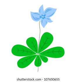 Flower blue