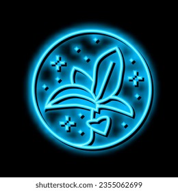 flower boho neon light sign vector. flower boho illustration