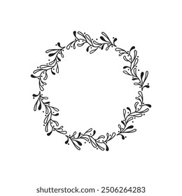 Flower Border Black and White, Floral Border Vector, Floral Frame Black and White, Flower Ornaments.