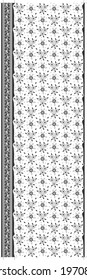 flower with border design for fabric print, texture, tile use