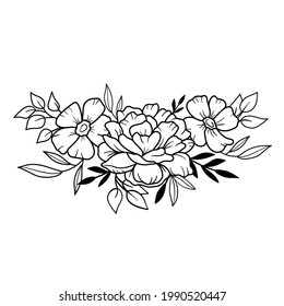 2,710 Peonies corner border Images, Stock Photos & Vectors | Shutterstock