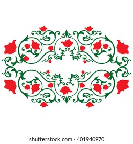 flower borders for cookware or tableware