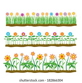 Flower Borders Set