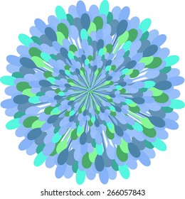 flower botanical floral background abstract vector geometry