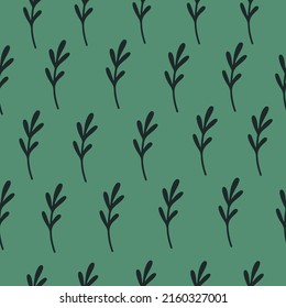 flower botanical seamless pattern simple style design