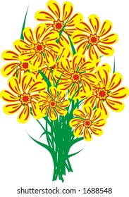 Flower a bouquet
