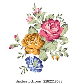 Flower bouquet collection vector image js.1