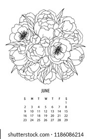 7300 June Flower Coloring Pages For Free