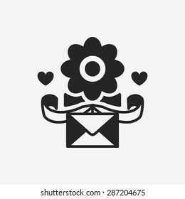 flower bouquet icon