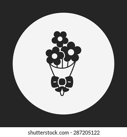 flower bouquet icon