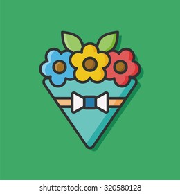 flower bouquet icon