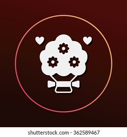 flower bouquet icon