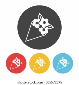 flower bouquet icon
