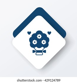 flower bouquet icon